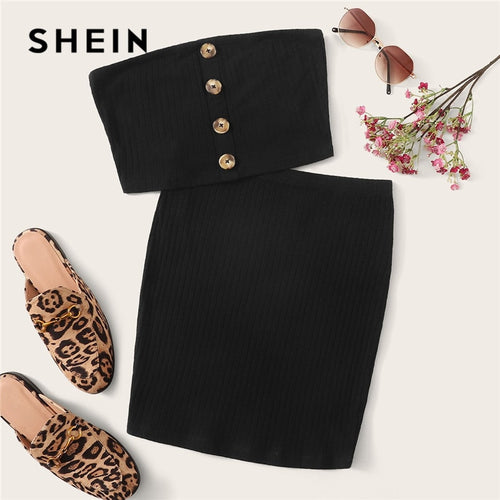 SHEIN Black Sets